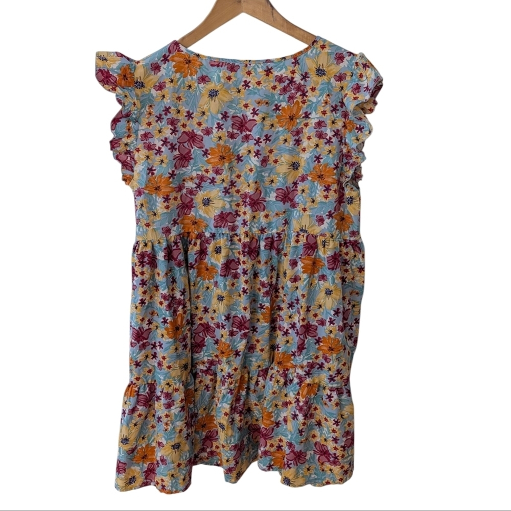 NWOT Shein Floral Women's Dress  Multicolor Size L - Picture 6 of 6